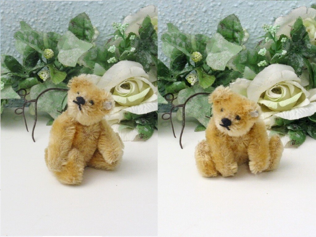(24270) Sweet little STEIFF TEDDY, 10 cm with ID (24270) Sweet little STEIFF TEDDY, 10 cm with ID