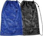 New Listing2Pk 18"x27" Mesh Dive Bag for Snorkel, Scuba, Fins (Bk&Bl)