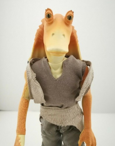 Star Wars - Jar Jar Binks & Qui Gon Jinn Action Figures! - Bild 10 von 12