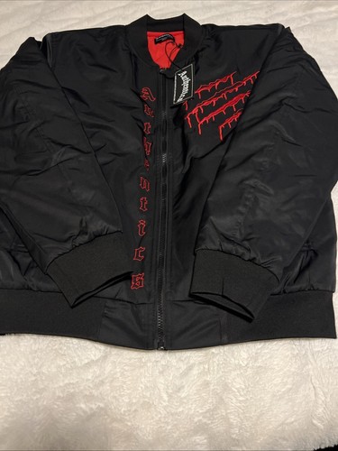 Authentics Clothing Streetwear Bomber Jacket Size Small Coat Fashion - Picture 6 of 6
