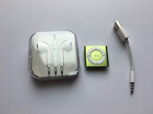 2GB Apple iPod shuffle 4th Generation Light Blue mint