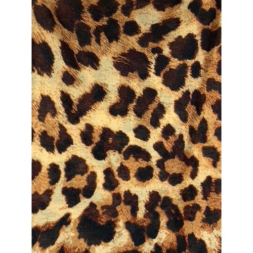 JENNI Women's Coj Brown Animal-Print Jersey Wrap Scarf SZ OS - Picture 5 of 9