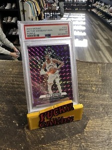 2023-24 Panini Mosaic City Edition Purple #282 Victor Wembanyama /99 RC PSA 10