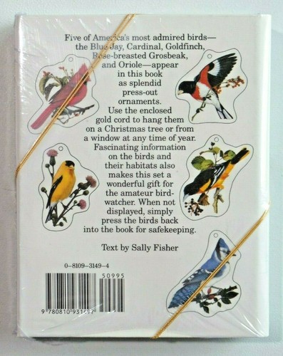 BIRDS A Book of Hanging Ornaments Douglas Sardo Illustrations Abrams Diecuts New - Picture 2 of 4