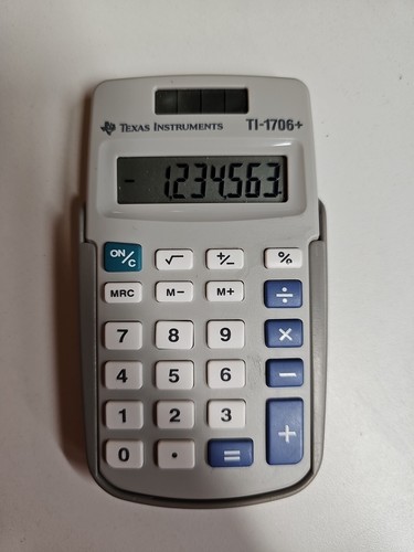 Texas Instruments Ti-30x IIS Scientific Calculator & TI-1706+ Regular (2-Works) - Picture 3 of 13