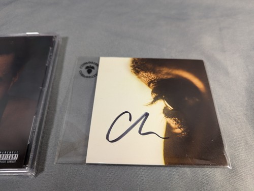 The Weeknd Hurry Up Tomorrow CD Album With Signed Art Card Autograph Weekend - Picture 15 of 24
