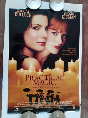 Vintage Original Practical Magic 1 Sheet Movie Poster 1990's Sandra Bullock - Picture 1 of 6