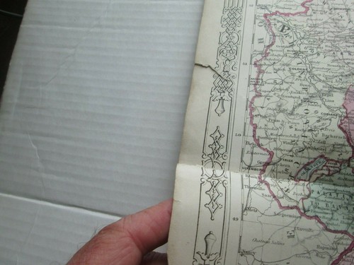 (1) 1865 MAP "GERMANY" 1866 JOHNSON'S FAMILY ATLAS - Picture 10 of 12