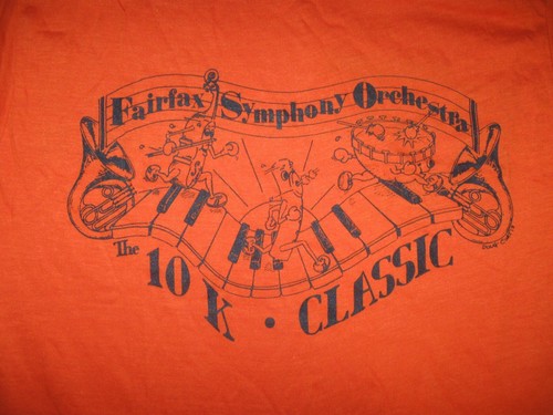 Camicia da corsa FAIRFAX SYMPHONY Orchestra vintage anni 80 media Virginia SCREEN STARS - Foto 4 di 6