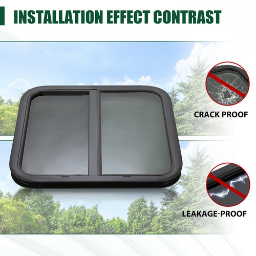 24" x 22" RV Window Fit For Camper Trailer Horizontal Sliding Window Breathable - Bild 9 von 24