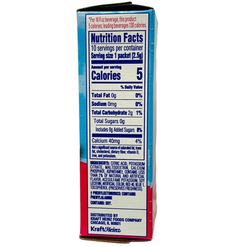 Crystal Light On-the-Go Raspberry Lemonade Drink Mix, 10 CT (Pack of 5) - Picture 6 of 6