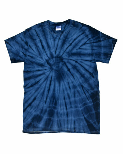 Tie-Dye Adult 5.4 oz. 100% Cotton Short Sleeves Spider T-Shirt CD101 S-5XL - Picture 11 of 19
