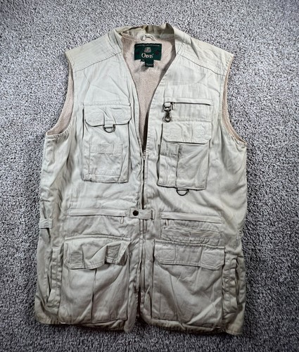 Vintage ORVIS Safari Vest Utility Shooting Hunting Fishing Mens Size Medium