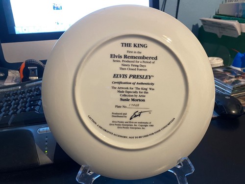 Plato de Elvis Presley El Rey - Imagen 3 de 3