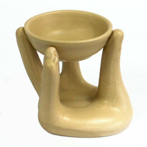 Helfende Hand Keramik Ölbrenner Wachsschmelzbrenner GRATIS Mini Wachs Design Haus Geschenke - Bild 6 von 9