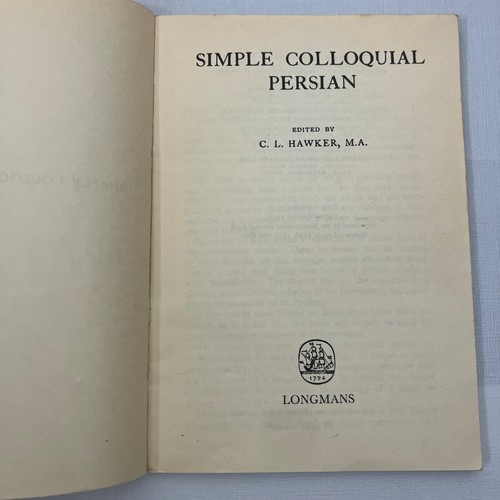 Simple Colloquial Persian C L Hawker VTG PB 1961 Foreign Language Dictionary - Picture 7 of 10