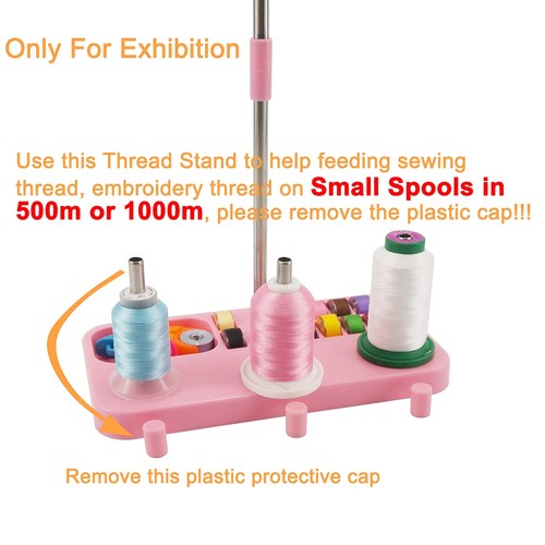 3 Spools Thread Holder Stand for Domestic (Home-Based) Embroidery Sewing Machine - Picture 4 of 5
