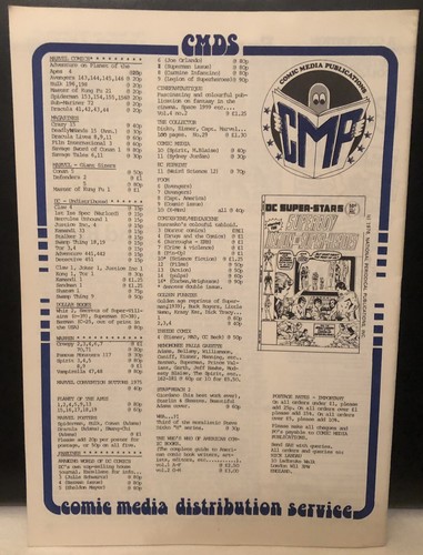 Comic Media News #24 Marvel Spotlight Preview 1976 Comic Fanzine Marvel Comics - Bild 2 von 3