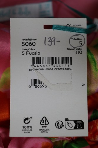 ABEL & LULA GIRL'S SIZE 5 GIRL'S SLEEVELESS SPECIAL OCCASION DRESS TULLE LINED - Picture 6 of 8