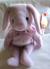 Ty Beanie Baby Floppity the Purple Plush Rabbit-8.5" Tall-1996 Retired