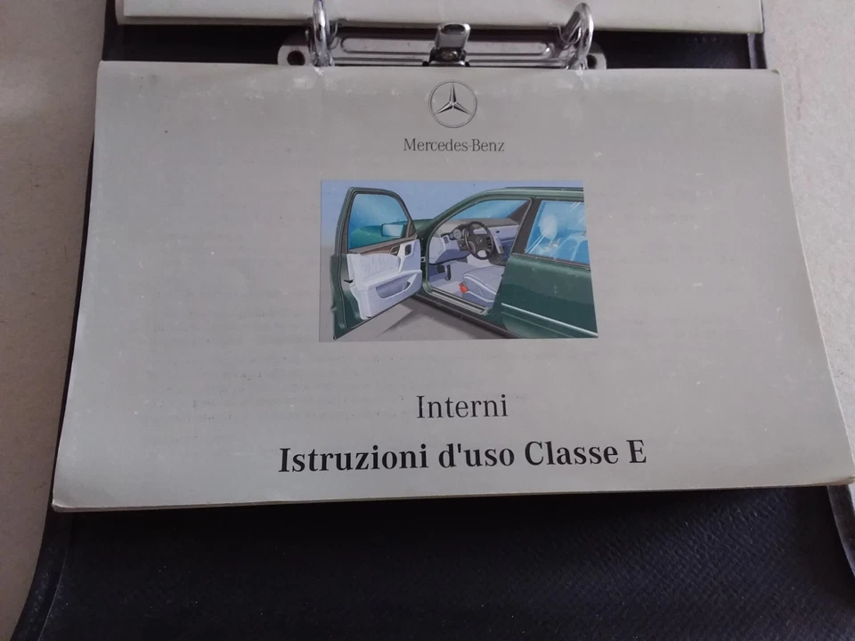 MERCEDES-BENZ CLASSE E 1998 ISTRUZIONI D'USO GUIDA INTERNI ESTERNI DATI TECNICI - Immagine 4 di 4