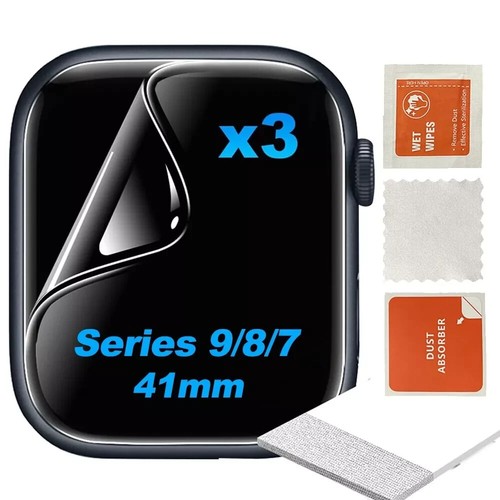 x3 Apple Watch Screen Protector Series 10 42mm 46mm SE 40mm 44mm 9 8 iWatch 45mm - Picture 11 of 15