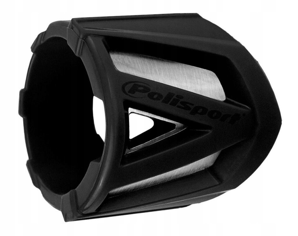 Couvercle de silencieux noir 300mm-400mm avec finition premium pour moto moderne