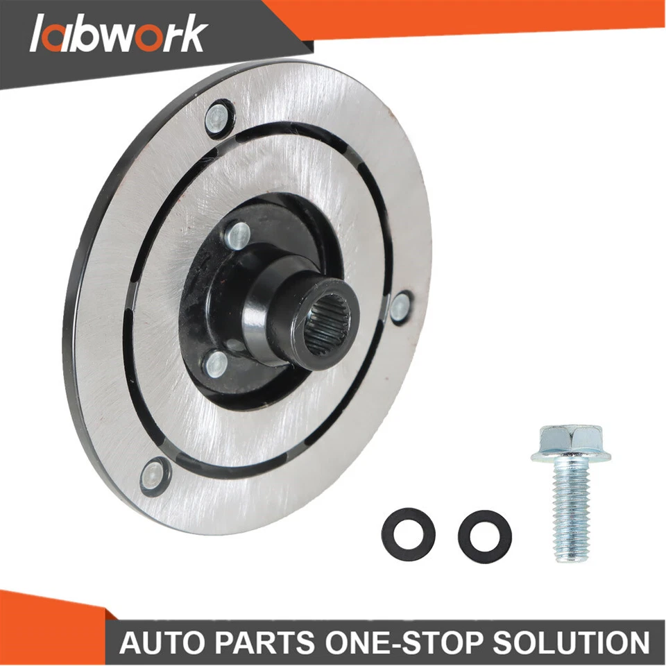 Colector de escape de placa de buje de embrague compresor de aire acondicionado de laboratorio para Ford F-150 11-14 Foto 3 de 4