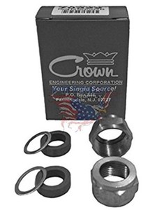 Crown 70322 Gauge Glass Packing Nut Kit - Black