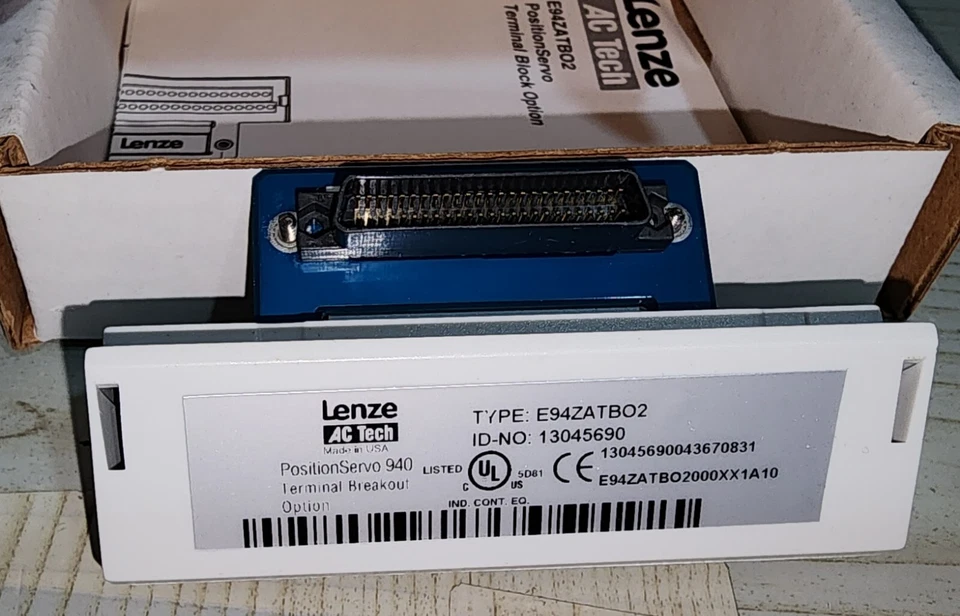 LENZE E94ZATBO2 Terminal Breakout option Adaptor - Image 3 of 4