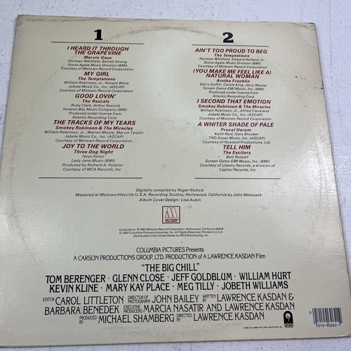 THE BIG CHILL SOUNDTRACK VARIOUS ARTISTS (VG+) 6062ML LP VINYL RECORD - Picture 4 of 6