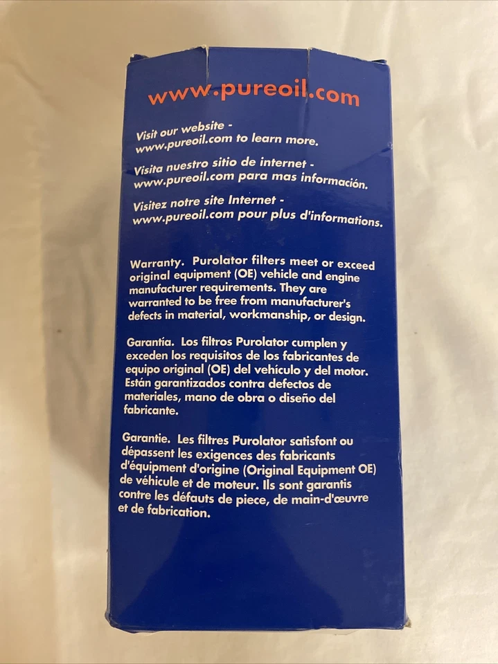 Purolator Fuel Filter F60146 fits select VolksWagen Audi BMW Mercedes Jaguar Foto 3 de 4