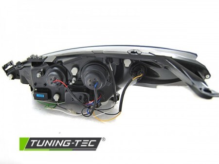 Scheinwerfer LED Tagfahrlicht Optik für Peugeot 207 Bj. 06-12 Schwarz - Bild 2 von 2