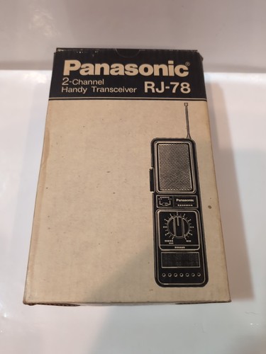 Panasonic 2-Kanal Handlicher Transceiver RJ-78 PAAR Walkie Talkie - Filmrequisite ? - Bild 6 von 6