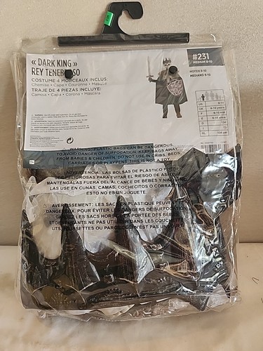 Dark King Halloween Costume for Boys, Medium (8-10) - Picture 3 of 5