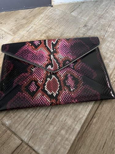 Rebecca Minkoff Pink/black Leo Clutch - Picture 5 of 8