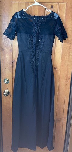 Black Formal Dress Jaeden Size L - Picture 4 of 7