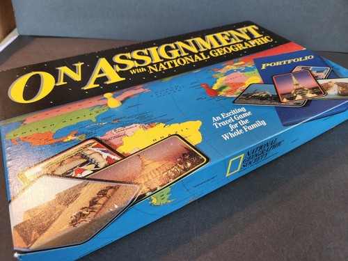 On Assignment With National Geographic Travel Board Game 1990 Complete - Picture 8 of 8