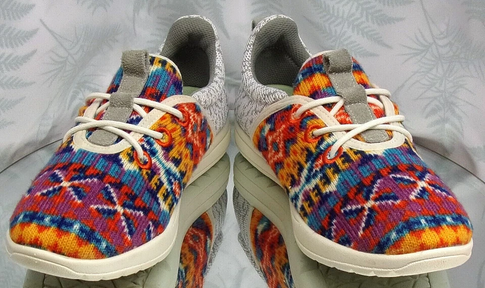 MINNETONKA ANEW ECO ORANGE SUNSET SNEAKERS WALKING COMFORT SHOES WOMENS SZ 6 M - Image 2 of 4