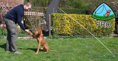 Flexpole PRO Treibangel Hundetraining Abrichtung Hundeausbildung Hundeleine