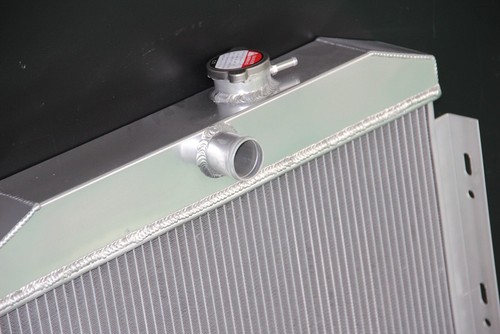 Aluminum Radiator For 1955-1957 Chevy Bel Air 6 Cylinder Mounting 6 CYL 3 Row - Foto 5 di 6