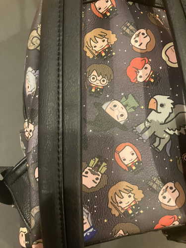 Loungefly Harry Potter Characters All Over Womens Double Strap Shoulder Bag - Picture 13 of 19