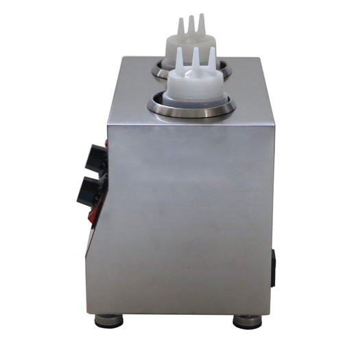 110V Sauce Dispenser Commercial, Electric Sauce Heater,2-Head Sauce Warmer - Picture 4 of 8