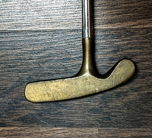 Pre-Owned Vintage Mens Original Acushnet HR-11-5-S Bullseye Brass Blade Putter - Picture 2 of 6