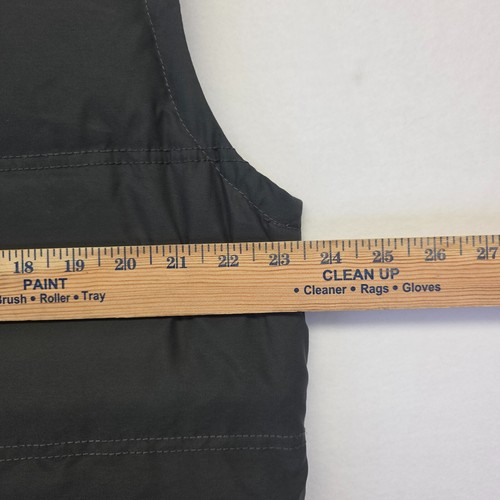 Eddie Bauer EB650 Puffer Vest Mens L Black Goose Down Preppy Outdoors 90s Y2K - Picture 7 of 13