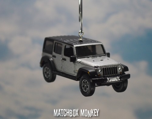 Silver Jeep Wrangler Sahara JKU Unlimited Custom Christmas Ornament '17 '18 '19 - Picture 6 of 12
