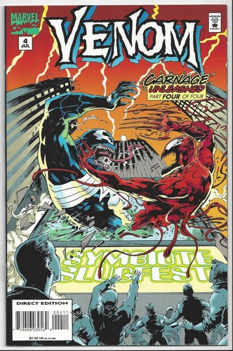 VENOM : CARNAGE UNLEASHED #4 (1995)  ~ NEAR MINT 9.4 - Picture 1 of 2