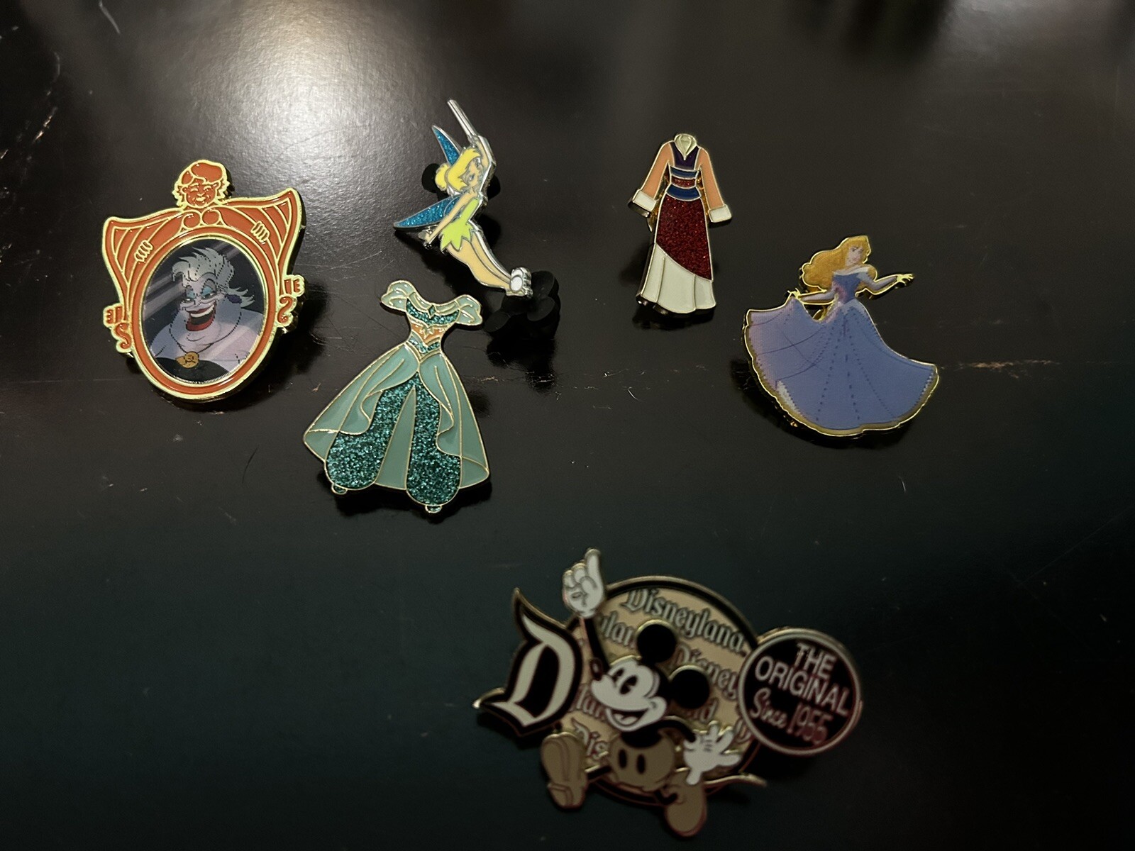 Mixed Lot of 6 Disney Enameled Pins eBay