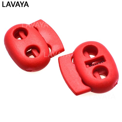 5 mm Loch Kunststoff Bunt Kordelverschluss Bohne Knebel Clip Stopper Bekleidung Schnürsenkel - Bild 5 von 15