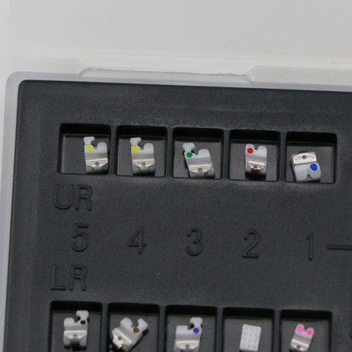 1Box Dental Orthodontic Self-ligating Ceramic Brackets Braces MBT 022 345 Hooks - Picture 8 of 12